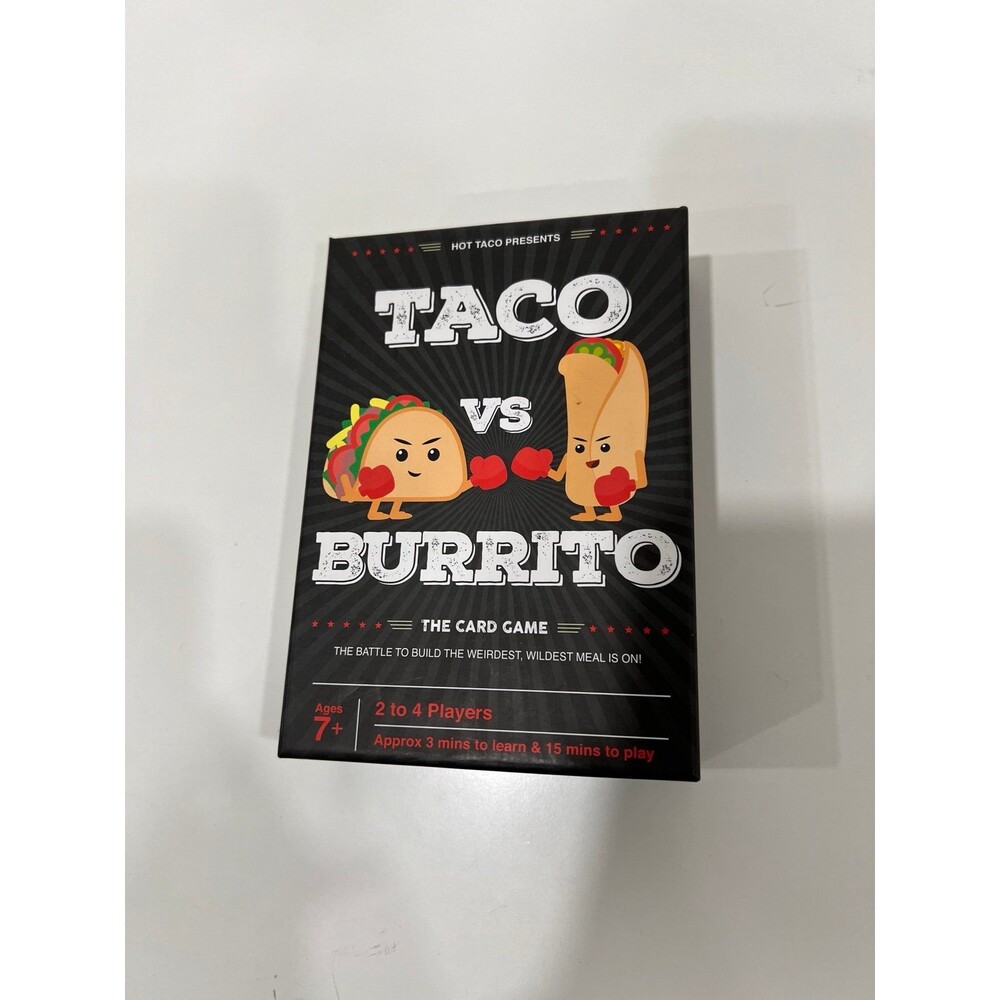Taco vs Burrito Family Card Games Kids 6-12 &Up Fun Travel Family Board Game Toy